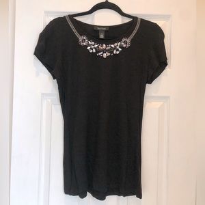 White House Black Market beaded top